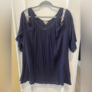 Cold shoulder blouse